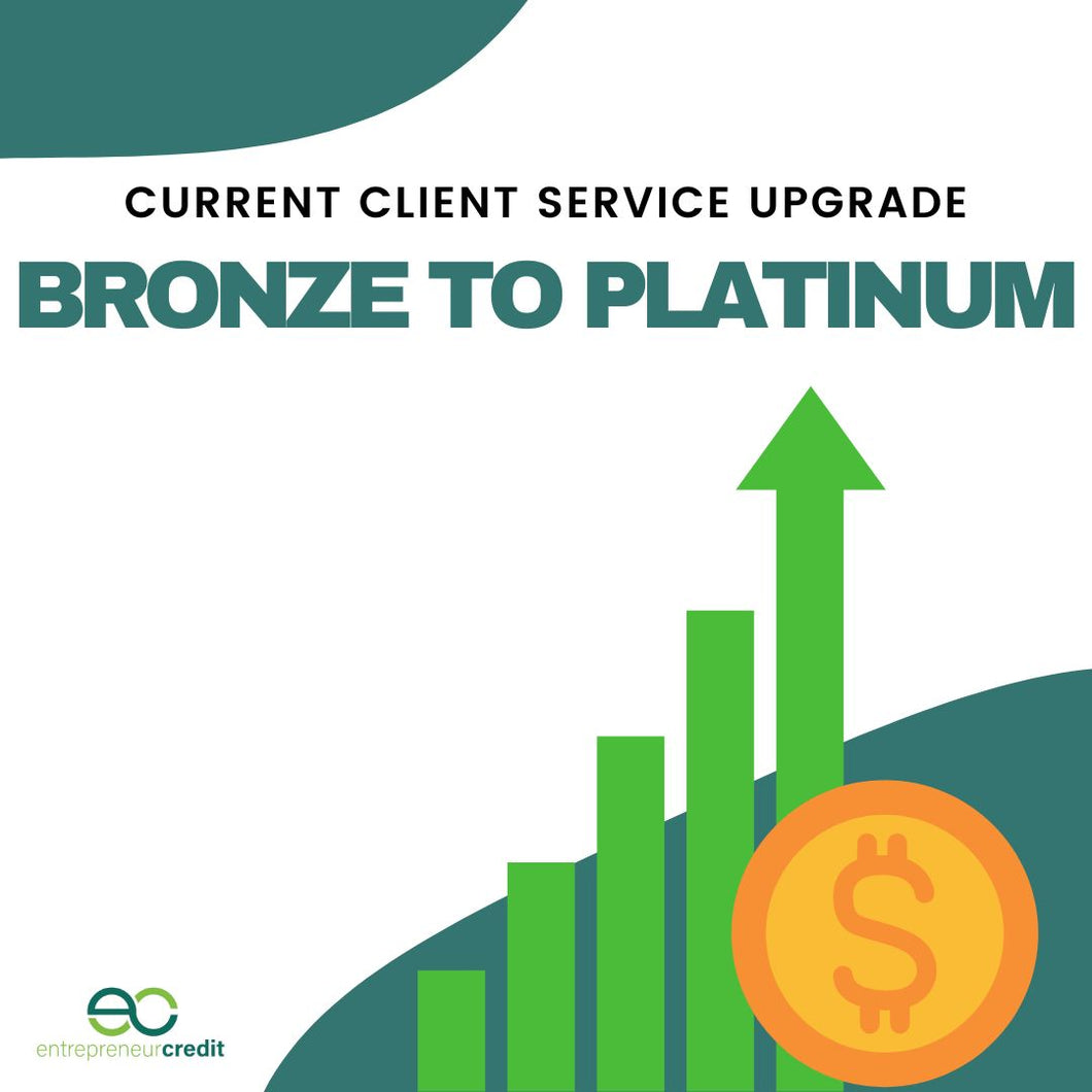 SERVICE UPGRADE: BRONZE TO PLATINUM